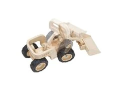 Plan Toys Wooden Bulldozer -Children's Trendy Toy Store wooden bulldozer plan toys lil tulips 28545916665974
