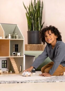 Wooden Doll House -Children's Trendy Toy Store wooden doll house coco village lil tulips 30057774973046