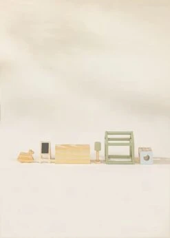 Wooden Doll House Kids Room Furniture & Accessories (7 Pcs) 9 Wooden Doll House Kids Room Furniture & Accessories (7 Pcs) -Children's Trendy Toy Store wooden doll house kids room furniture accessories 7 pcs coco village lil tulips 30057820389494