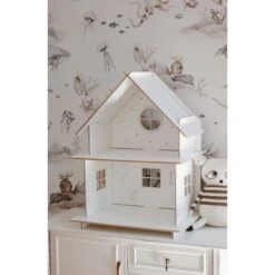 Wooden Dollhouse - Modular Construction & Minimalist Design