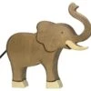 Holztiger Wooden Elephant Trunk Raised 1 Holztiger Wooden Elephant Trunk Raised -Children's Trendy Toy Store wooden elephant trunk raised holztiger lil tulips 13836174950518
