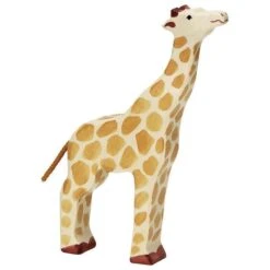 Holztiger Wooden Giraffe Raised Head