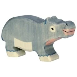 Holztiger Wooden Hippopotamus Small