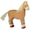 Holztiger Wooden Horse Light Brown 1 Holztiger Wooden Horse Light Brown -Children's Trendy Toy Store wooden horse light brown holztiger lil tulips 13836281315446