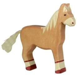 Holztiger Wooden Horse Light Brown