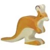 Holztiger Wooden Kangaroo Small -Children's Trendy Toy Store wooden kangaroo small holztiger lil tulips 14666935173238