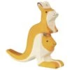 Holztiger Wooden Kangaroo W/Young 2 Holztiger Wooden Kangaroo W/Young -Children's Trendy Toy Store wooden kangaroo w young holztiger lil tulips 14046828068982