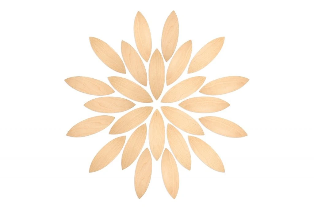 Wooden Petals Platform 3 Wooden Petals Platform