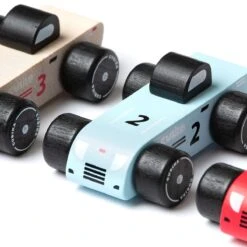 Wooden Racing Cars 12 Wooden Racing Cars -Children's Trendy Toy Store wooden racing cars cubika lil tulips 29860007477366