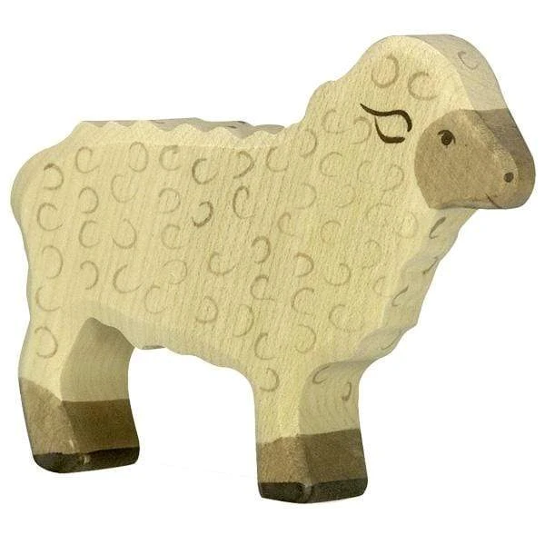 Holztiger Wooden Sheep Standing 3 Holztiger Wooden Sheep Standing