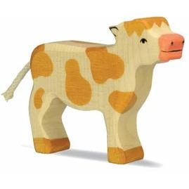 Holztiger Wooden Standing BROWN Calf 3 Holztiger Wooden Standing BROWN Calf