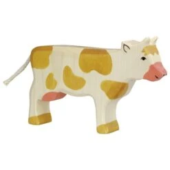 Holztiger Wooden Standing Cow BROWN