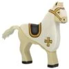 Holztiger Wooden Tournament Horse WHITE 2 Holztiger Wooden Tournament Horse WHITE -Children's Trendy Toy Store wooden tournament horse white holztiger lil tulips 14365882318966