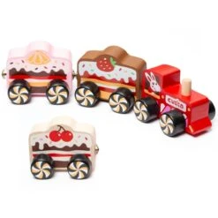 Wooden Train Cakes On Magnets