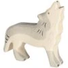 Holztiger Wooden Wolf Howling