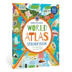 World Atlas Sticker Book - Paperback