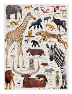 Children's Trendy Toy Store -Children's Trendy Toy Store world of african animals 750 piece puzzle crocodile creek lil tulips 28543376195702