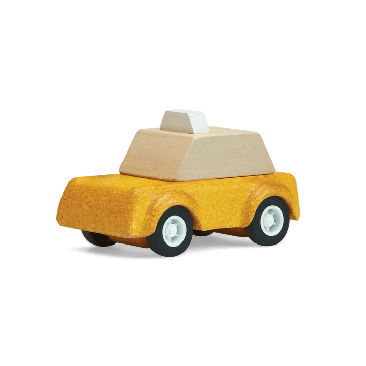Plan Toys Yellow Taxicab 3 Plan Toys Yellow Taxicab